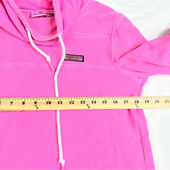 Vineyard Vines Womens Drawstring Cowl Neck Pink Pullover Sweater Size XS A040723 - Picture 6 of 6